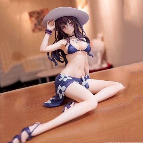 Sexy Anime Figure Misaki Kurehito Kasumigaoka Utaha Swimwear Ver. PVC Action Figure Collection Model Toys for Gift 1/6 Japan