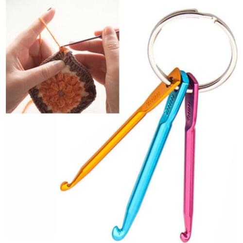 3pc DIY Craft Knitting Needles Aluminum Crochet Hook Weave Craft 3mm 4mm 5mm