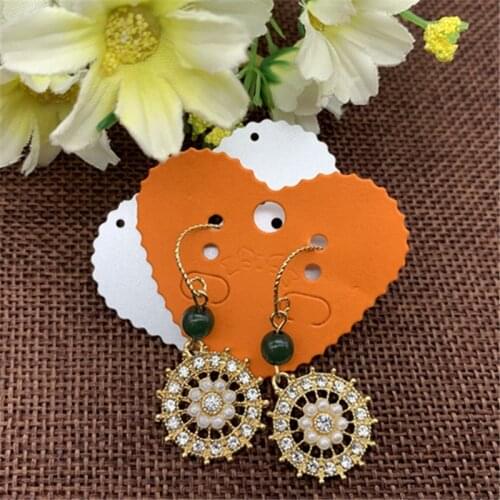 Topper Earring tag Metal stencil mold Cutting Dies decoration scrapbook die cuts Album Paper Craft Embossing DIY Card Crafts