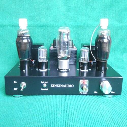 8w + 8w tube amplifier, fd422 class A single-ended amplifier, frequency response 20hz --- 20khz Harmonic distortion 2