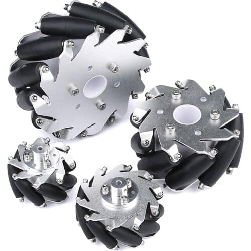 4Pcs Bearing version High quality Mecanum wheel 100mm 127mm omnidirectional wheel