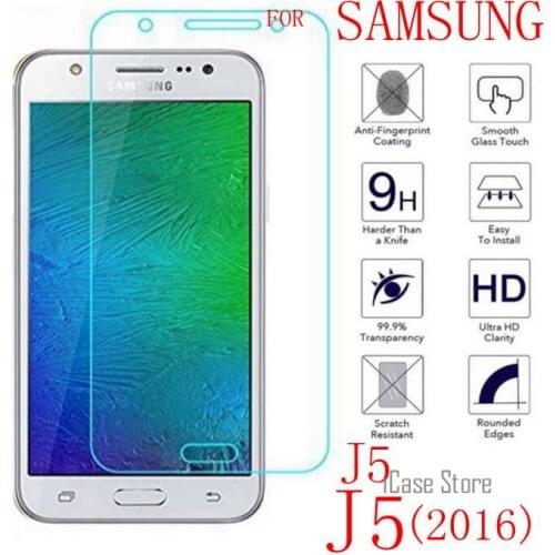 Tempered glass screen protector FOR Samsung Galaxy J5 SM-J500H SM-J500FN SM-J500F SM j500 J5108 SM J510F J500FN J500F case