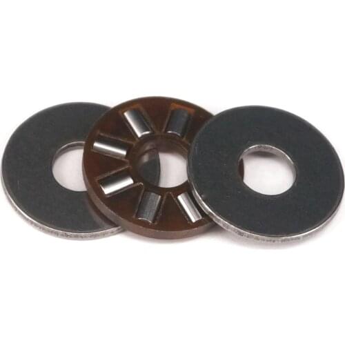 10)5x15x2mm Thrust Needle Roller Bearing AXK0515TN ABEC-1 Each With Two Washers