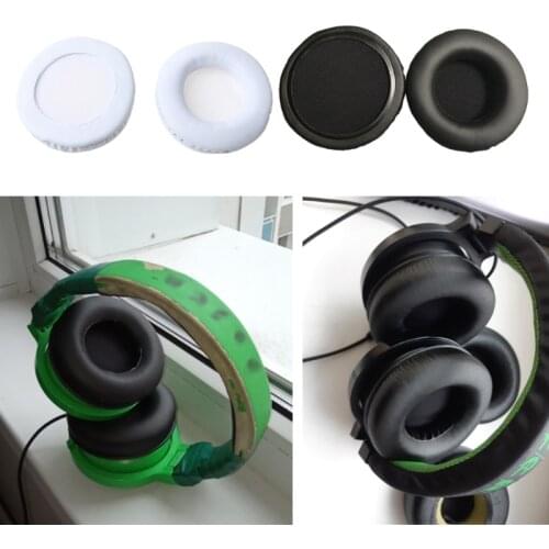 2Pcs/1Pair 90mm Headphone Cushions Replacement Ear Pads Cushion for razer Kraken Pro Gaming Headphones