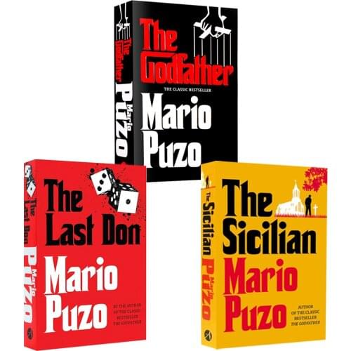 3 Books/set The Godfather Last Don Sicilian Mario Puzo Original English Novel The original novel of the godfather Bestsellers