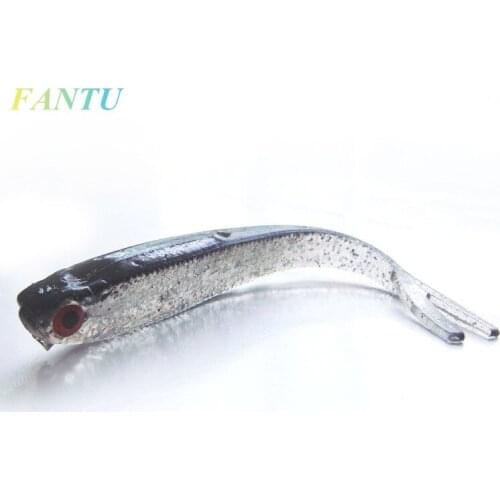 FANTU Lures 2017 Fishing Soft Lures 3.7g/10cm Red Eyes Artificial Soft Fish Fishing Tackle 5PCS