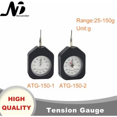 Free Shipping Dial Tension Gauge Analog Tensiometer 150g