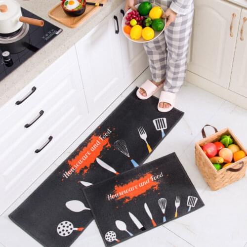 Long Kitchen Mat Bath Carpet Floor Mat Home Entrance Doormat Tapete Absorbent Bedroom Living Room Floor Mats Modern Kitchen Rug