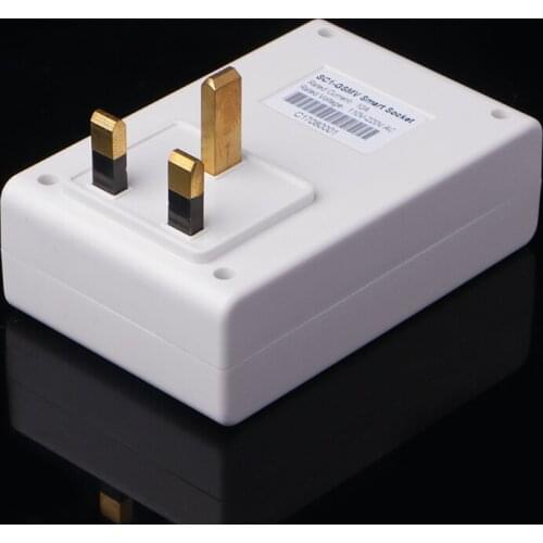 EU/UK 220V Phone RC Remote Wireless Control Smart Switch GSM Socket Power Plug P31E