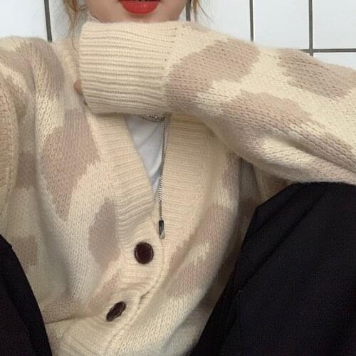 Cardigan Womens Knitted Sweaters Leisure Korean Style Loose Kawaii fairycore Fashion Female Clothing топ xnwmnz tops vlentton