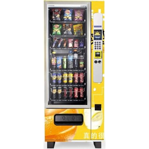 Commerical Vending Machine Small Ice Cream Vendor Coin Machine For Sell Snack and Beverage Customizabled