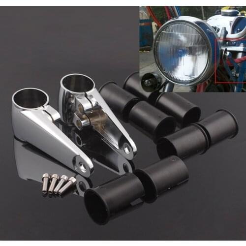 35-41mm Cafe Racer Headlight Brackets Head Light Fork Mounting Brackets for Harley Suzuki Triumph Yamaha Cruiser
