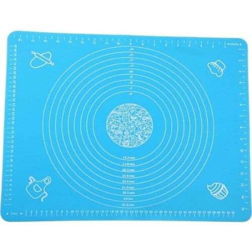 Large Massive Pastry Fondant Silicone Work Rolling Baking Mat with Measurements