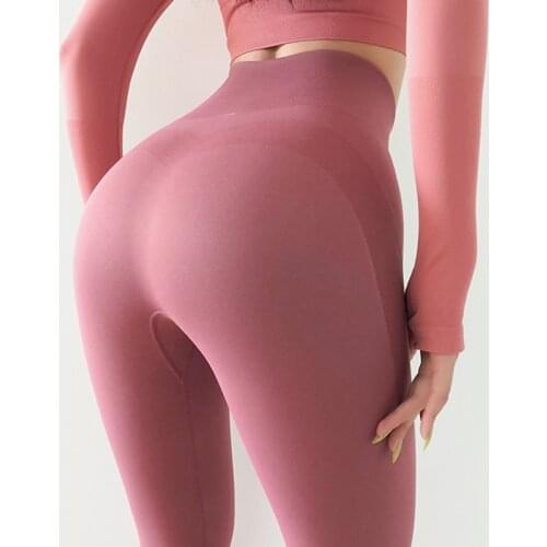Fitness Seamless Leggings Women High Waist Slim Elastic Breathable Push Up Legging Female Abdomen Workout Leggins Pants Femme