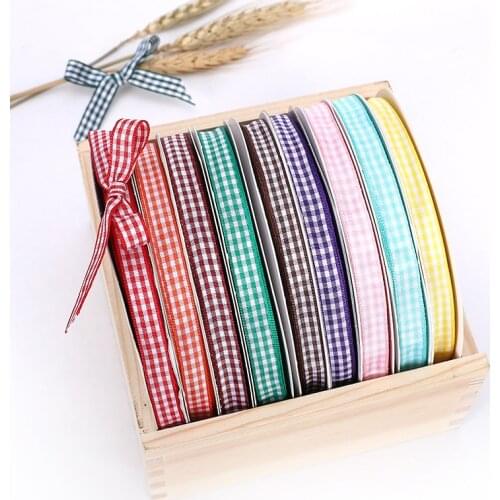 1 Cm Wide Fresh Style Satin Handmade DIY Hair Accessories Satin Ribbon Flower Gift Box Packaging Ribbon Webbing