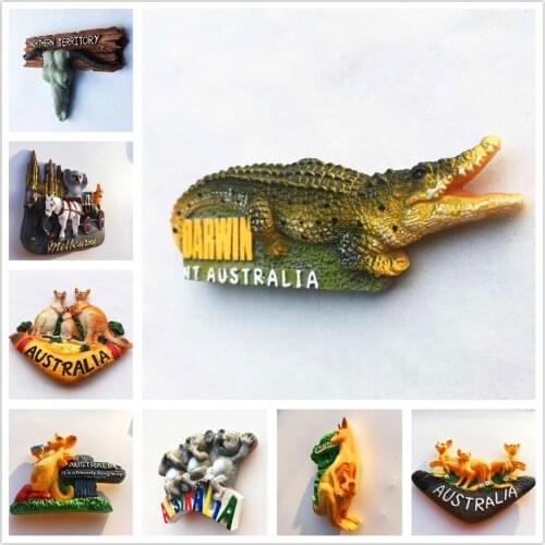 Europe and America Australia scenery Fridge Magnets Tourism Souvenir Refrigerator Magnetic Sticker Collection Handicraft Gift