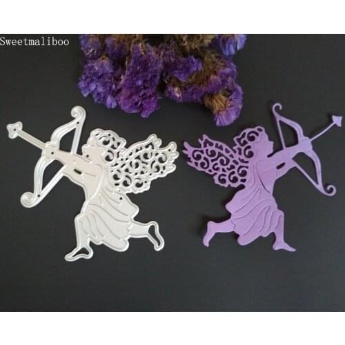 Metal Cutting Dies Cupid Arrow Stamps Die Scrapbooking Card Making Dies Cut New 2019 Valentine Paper Embossing Stencil Supplies