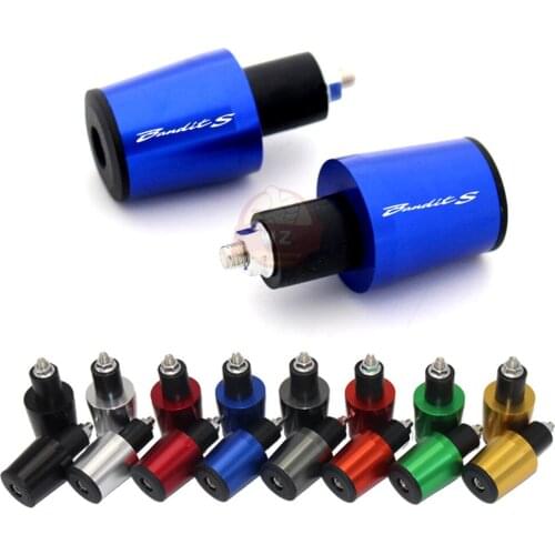 Motorcycle Accessories CNC 7/8'' 22MM Handlebar Grips Handle Bar Cap End Plugs For Suzuki Bandit/S GSF650 GSF1200 GSF1250