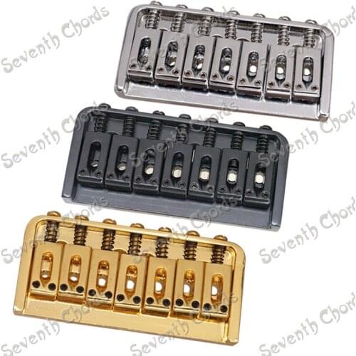 A Set Ashtray 7 string Saddle Bridge for Electric Guitar Replacement Parts with Screws