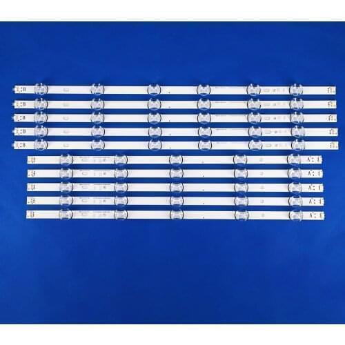 New original Kit 10pcs LED Strip Bar LG 55LF652V 55LB630V 55LB650V LC550DUH FG 55LF5610 55LF580V 55LF5800 55LB630V 55LB6300