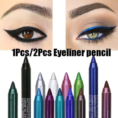 14 Colors Color Eyeliner Pen Pearlescent Shiny Eye Shadow Eyeliner Long-lasting Waterproof Non-smudge Makeup Cosmetics TSLM1