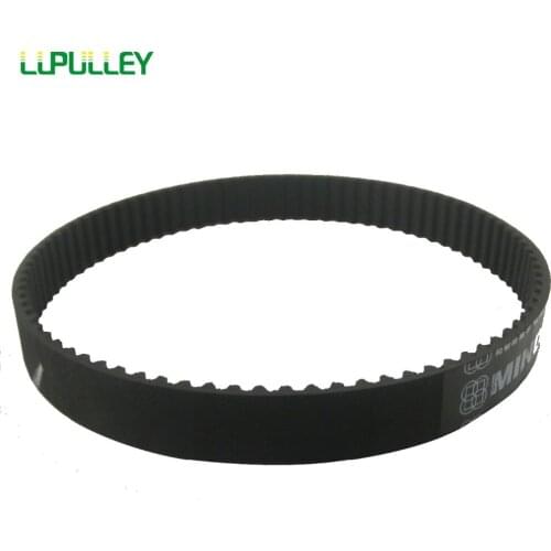 LUPULLEY S3M Rubber Round Timing Belt Width 10/15mm S3M228/231/234/237/246/252/255/267/270/276/282 Gear Transmission Belt for CN