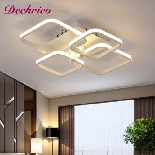 Modern New Led Ceiling Chandelier Acrylic Decorative Home For Living Room Bedroom Hanging Light Fixture Pendant Ceiling Lamps