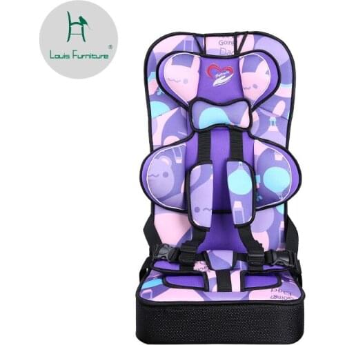 Louis Fashion Children Chairs Simple Baby Car Portable Baby Safety Belt