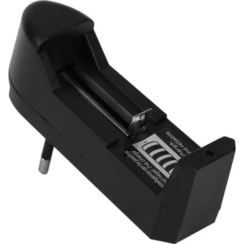 EU Universal Charger For 3.7V 18650 16340 14500 Li-ion Rechargeable Battery Hot Single slot full charger