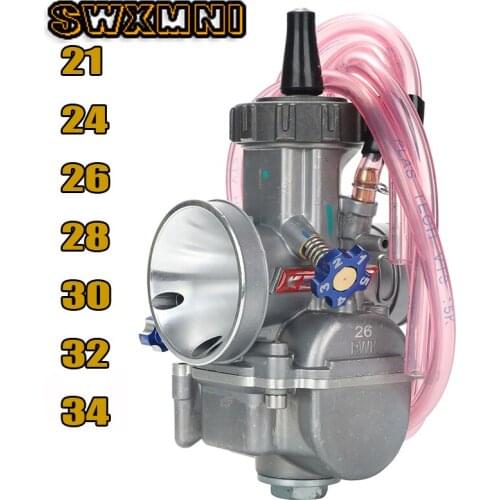 Universal 21 24 26 28 30 32 34mm PWK Motorcycle Carburetor Carburador For Keihi Mikuni Suzuki Yamaha Honda EXC ATV Quad scooter