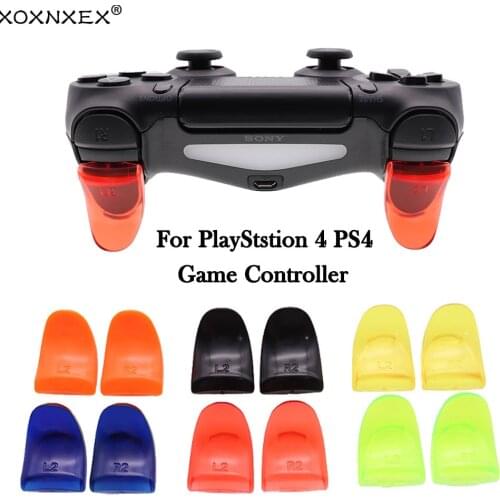 XOXNXEX 7 Pair R2 L2 Button Not-Slip Extended Trigger Cover Extender for Playstation 4 PS4 Slim Pro Controller