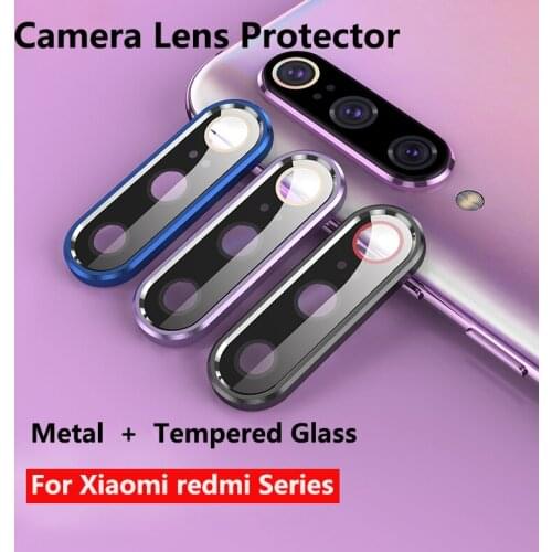 Camera Lens Protector For Xiaomi 9 K30 Pro 10 Lite Redmi Note 9 10 7 Case Metal Tempered Glass Screen Protector Rear Camera Film