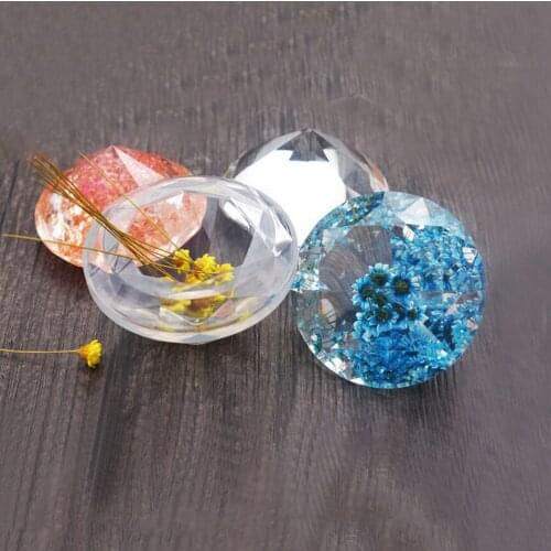 1Pcs Diamond Shape Silicone Mold Mould Resin Pendant DIY Craft Nail Art Tools Two Sizes Jewelry Making Mold