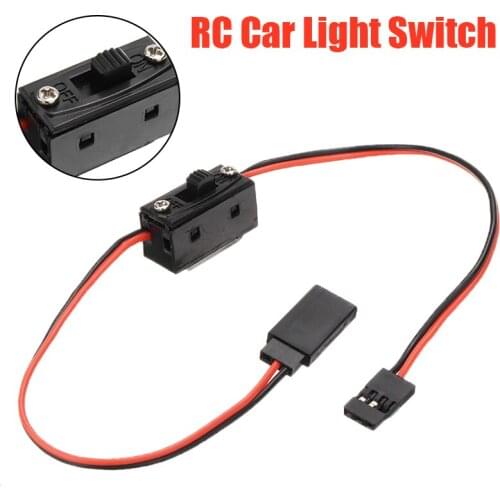 1pc LED Lights Wire Light On/off Control Power Switch Spare Part for 1/10 1/8 RC Rock Crawler Model Car Accessories