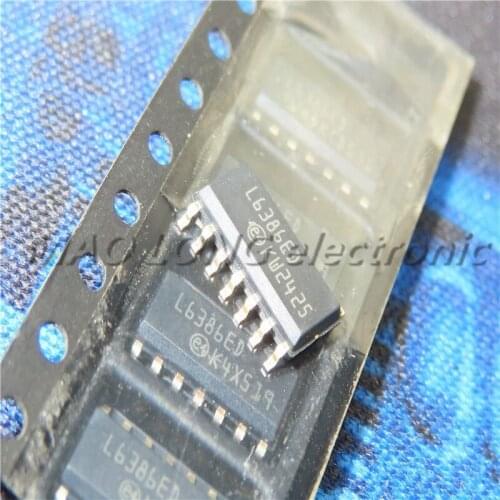 10PCS/LOT L6386ED SOP-14 high-voltage and low-side driver chip IC patch New In Stock Quality 100