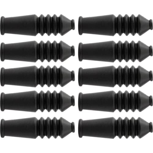 MagiDeal 10pcs Mountain Bicycle V Brake Cable Rubber Boot Protective Sleeve