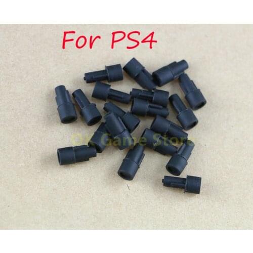 100pcs For PS4 Black Silicone Rubber Reset Button Restart Key for Playstation 4 PS4 controller Repair Parts