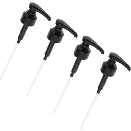 YYSD 4 Pcs Coffee 1 Liter Dispenser Syrup Pump Black Liquid Dispenser for Monin Syrup 10Ml Juice Bottle Dispenser Pump