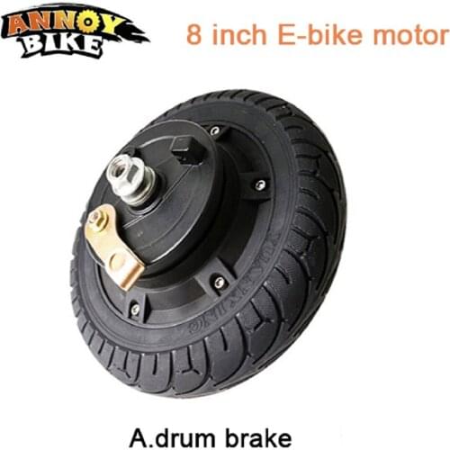 8 Inch Hub Motor Rushless Gearless 24V 200W250W350W Electric Wheel Hub Motor For Ebike Motor Scooter Wheel Wheelbarrow Motor