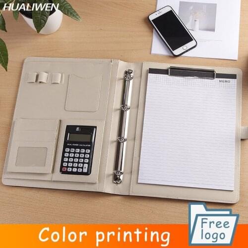 Folder a4 loose-leaf folder board multifunctional writing pad folder office supplies information book business contract book