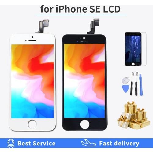 AAA+++ Quality OEM LCD Display For iPhone SE Touch Screen Digitizer Assembly FOR A1723 A1662 A1724 Replacement LCD with Gift