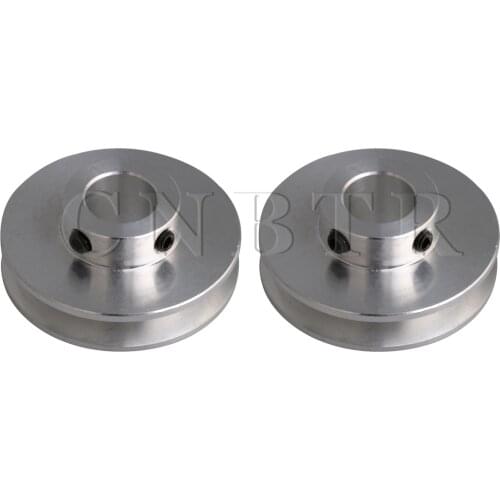 CNBTR 2pcs Aluminum Alloy Groove Step Pulley for DIY Drill Press 4.1x1.6x1.2CM