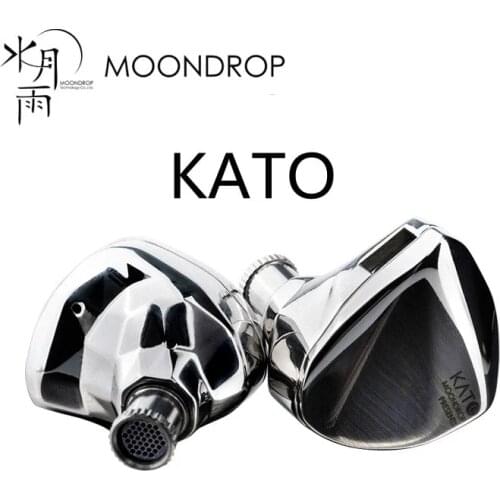 MoonDrop KATO Dynamic Earphones Replaceable Sound Nozzle With High Quality Detachable 0.78 2Pin Standard Cable