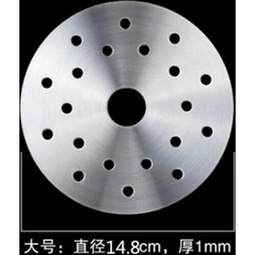 1pcs 14.8cm Induction Cooktop Converter Disk Stainless Steel Plate Cookware For Magnetic, Induction Cooker Thermal Guide Plate