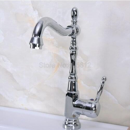 Deck Mount Chrome Bathroom Basin Faucet Shower Bath Faucets Vanity Vessel Sinks Mixer Tap Cold And Hot Water Tap tnf925