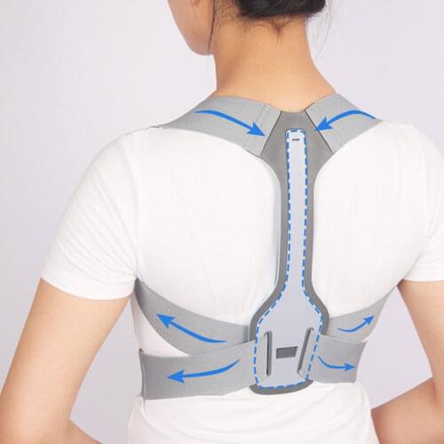 Unisex hunchback posture corrector, back posture support, clavicle support belt, waist stop, and adjustable back trainer