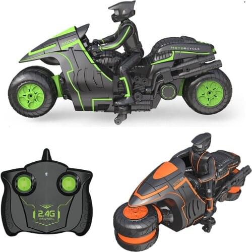 New Rc Toys Other 2.4Ghz Racing Car 360 Rotate Stick Stunt Car Remote Control Motorcycle Toys For Child