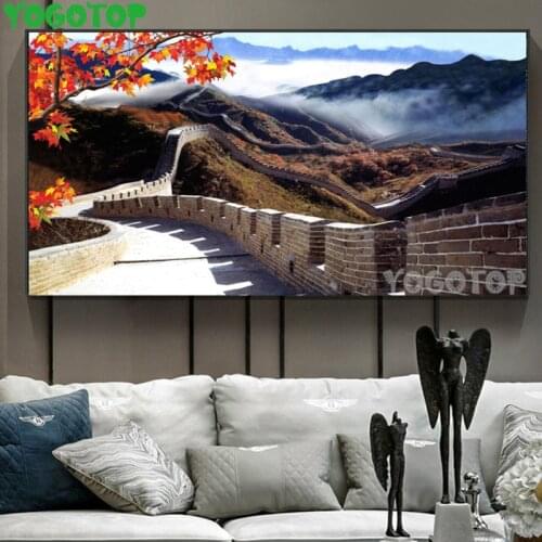Natural Scenery,The Great Wall Of China,5D Diamond Painting Square Round Rhinestone Cross Stitch Mosaic Embroidery Decor YY4914