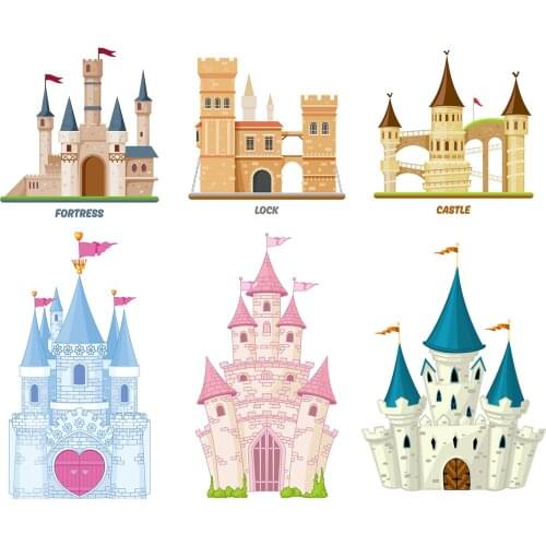 Fairy Tale Style Castle Scrapbooking Paper Die Cut Stencils Metal Craft Cutting Dies Embossing For Crads Making 2021