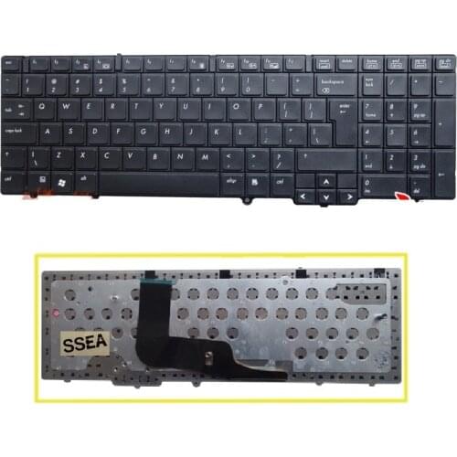 SSEA New laptop UI Keyboard For HP Probook 6540B 6545B 6550B 6555B 6540 6545 black English Keyboard